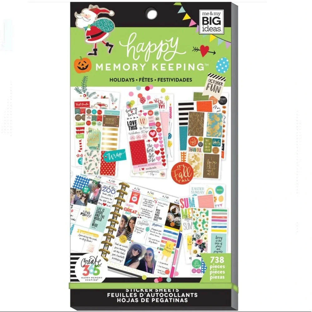 The Happy Planner Happy Memory Keeping BIG Seasons &Holidays Value Pack Stickers - Picture 2 of 4